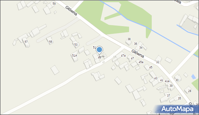 Stary Ujazd, Główna, 49, mapa Stary Ujazd