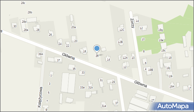 Stasi Las, Główna, 16, mapa Stasi Las