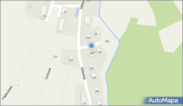 Struga, Główna, 29e, mapa Struga