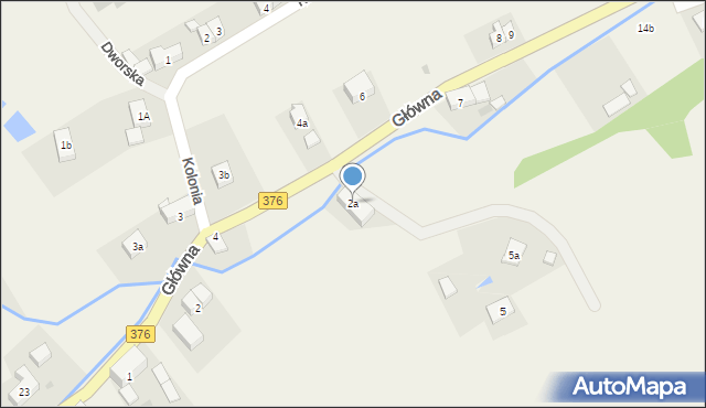 Struga, Główna, 2a, mapa Struga