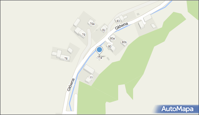 Struga, Główna, 77a, mapa Struga