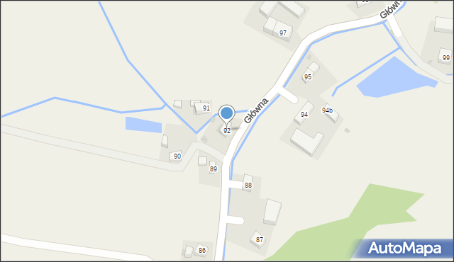 Struga, Główna, 92, mapa Struga
