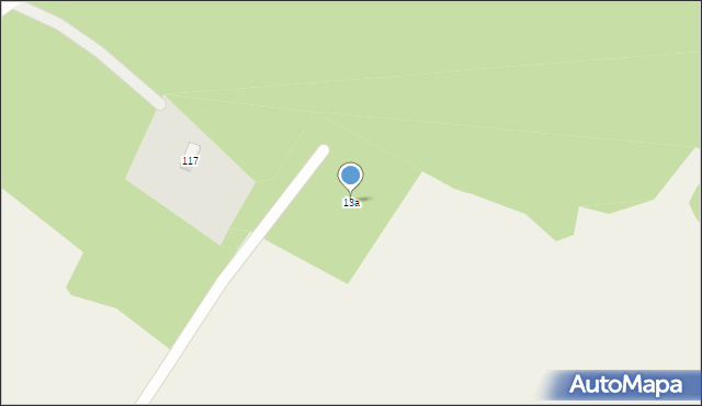 Strzepcz, Głodnica, 13a, mapa Strzepcz