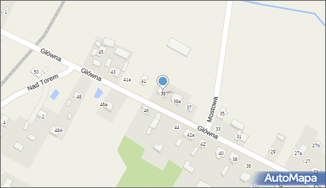 Swędów, Główna, 39, mapa Swędów
