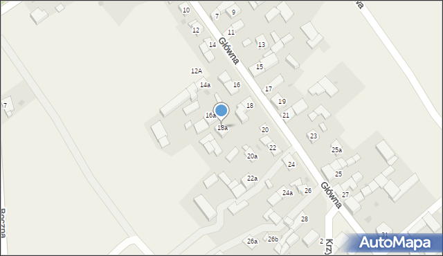 Świbie, Główna, 18a, mapa Świbie