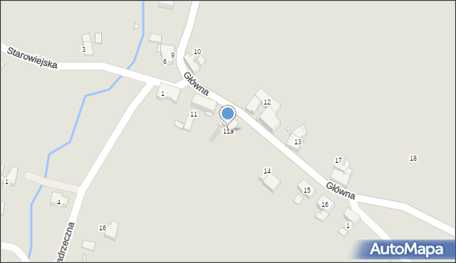 Świeradów-Zdrój, Główna, 11a, mapa Świeradów-Zdrój