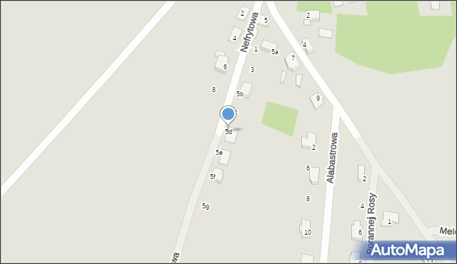 Szczecin, Głęboka, 5d, mapa Szczecina