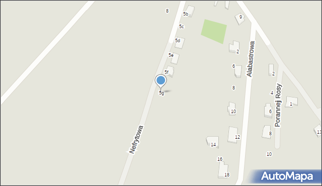 Szczecin, Głęboka, 5g, mapa Szczecina