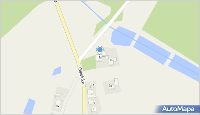 Szczejkowice, Gliwicka, 3a, mapa Szczejkowice