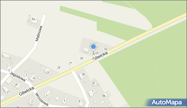 Szymocice, Gliwicka, 31, mapa Szymocice