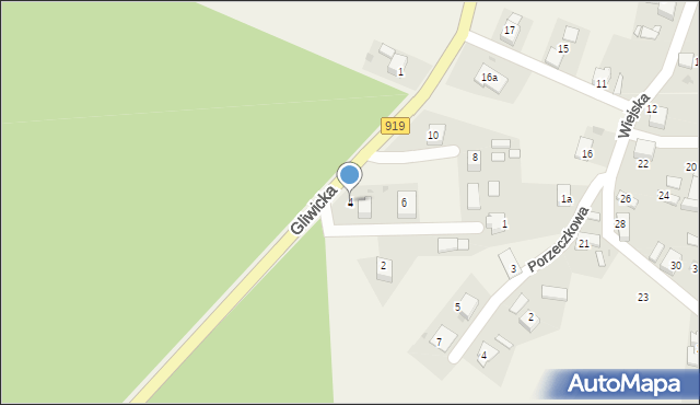 Szymocice, Gliwicka, 4, mapa Szymocice