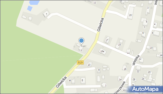 Szymocice, Gliwicka, 9, mapa Szymocice