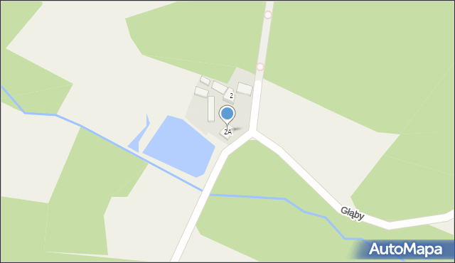 Tanina, Głąby, 2A, mapa Tanina