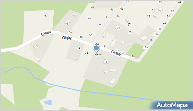 Tanina, Głąby, 3C, mapa Tanina