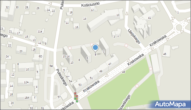 Tarnów, Głowackiego Bartosza, 4, mapa Tarnów
