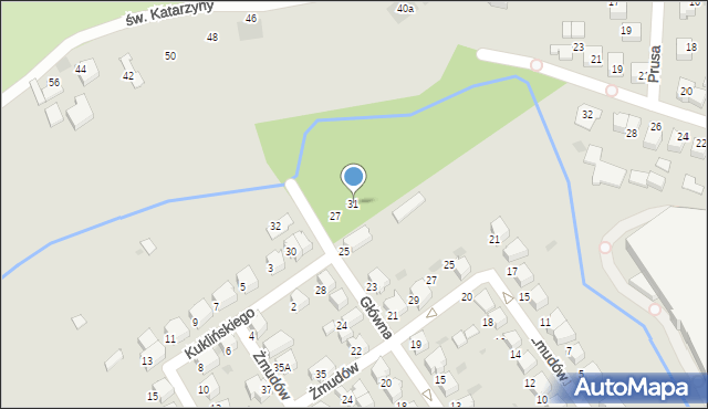 Tarnów, Główna, 31, mapa Tarnów