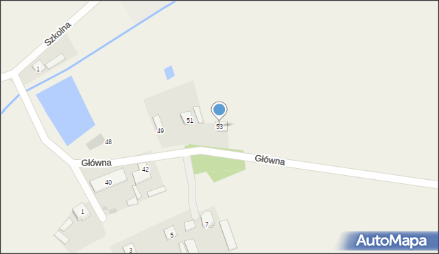 Tarnowo, Główna, 53, mapa Tarnowo