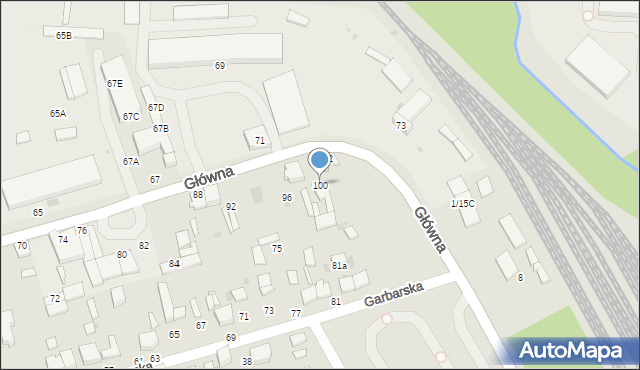 Tomaszów Mazowiecki, Główna, 100, mapa Tomaszów Mazowiecki