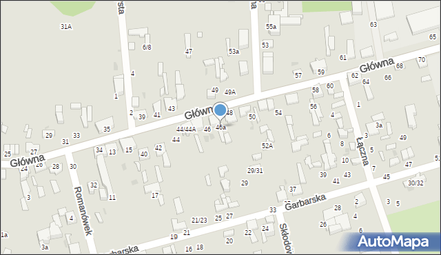Tomaszów Mazowiecki, Główna, 46a, mapa Tomaszów Mazowiecki