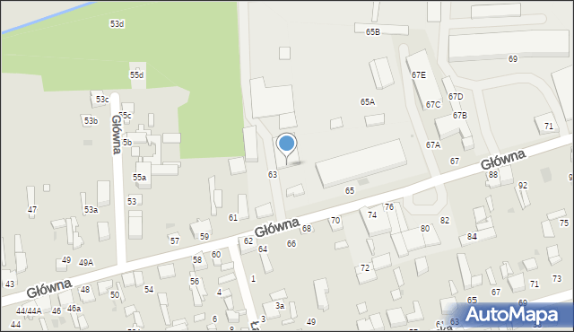 Tomaszów Mazowiecki, Główna, 63/71, mapa Tomaszów Mazowiecki