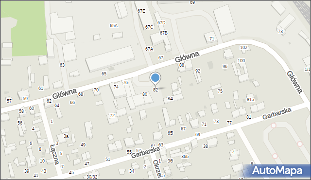 Tomaszów Mazowiecki, Główna, 82, mapa Tomaszów Mazowiecki