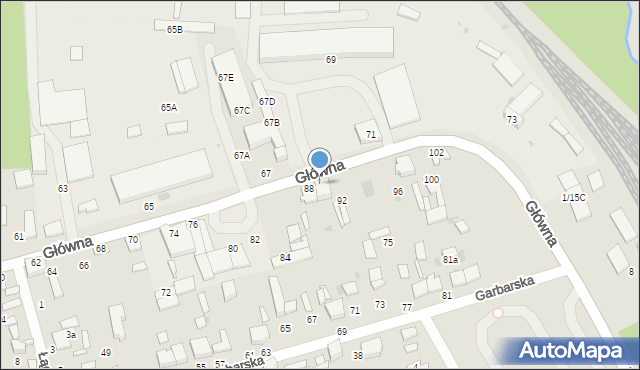 Tomaszów Mazowiecki, Główna, 90, mapa Tomaszów Mazowiecki