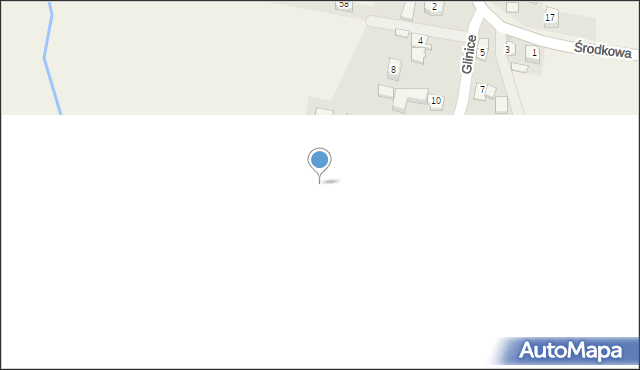 Trepcza, Glinice, 20a, mapa Trepcza