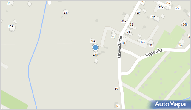 Trzebinia, Głowackiego, 48A, mapa Trzebinia