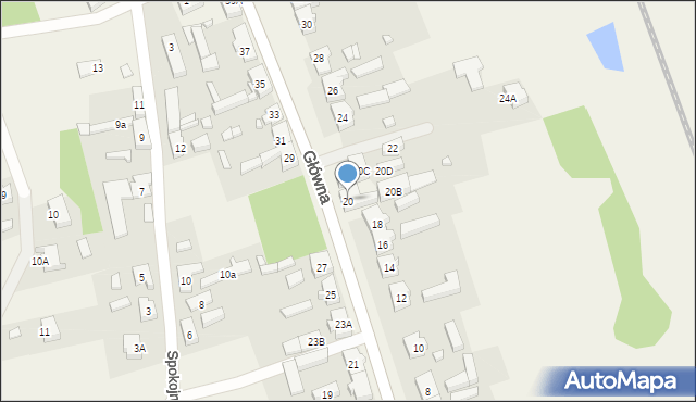 Trzebiszewo, Główna, 20, mapa Trzebiszewo