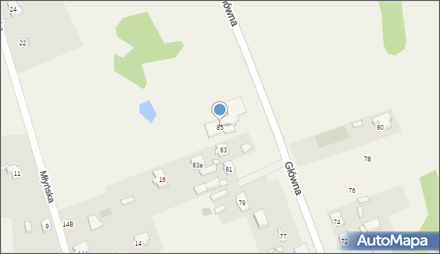 Trzebiszewo, Główna, 85, mapa Trzebiszewo