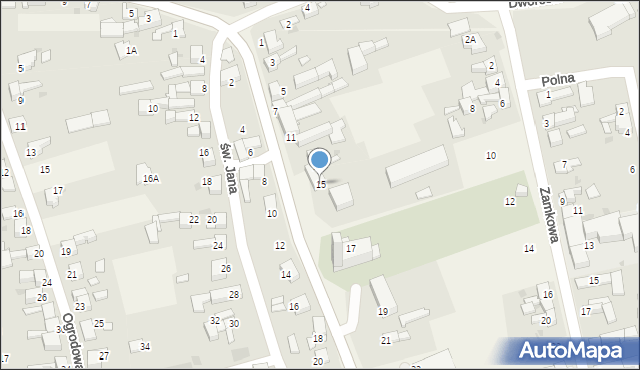 Tworków, Główna, 15, mapa Tworków