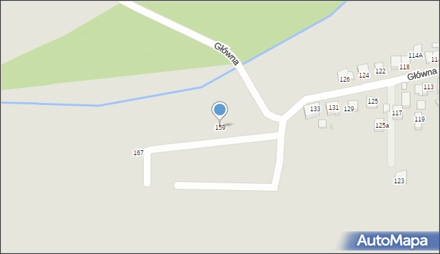 Tychy, Główna, 159, mapa Tychów