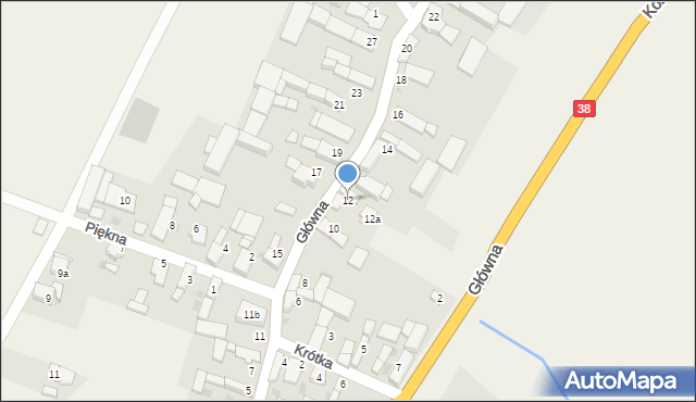 Ucieszków, Główna, 12, mapa Ucieszków