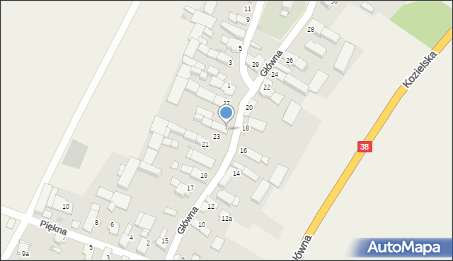 Ucieszków, Główna, 25, mapa Ucieszków