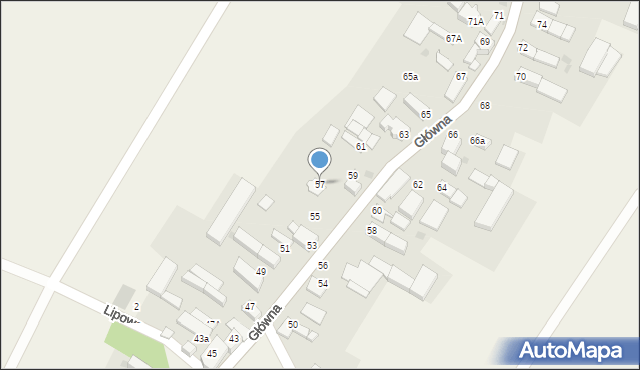 Ucieszków, Główna, 57, mapa Ucieszków