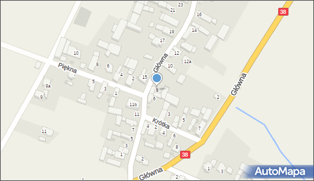 Ucieszków, Główna, 8, mapa Ucieszków