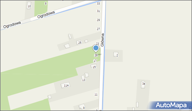 Ustanów, Główna, 19, mapa Ustanów