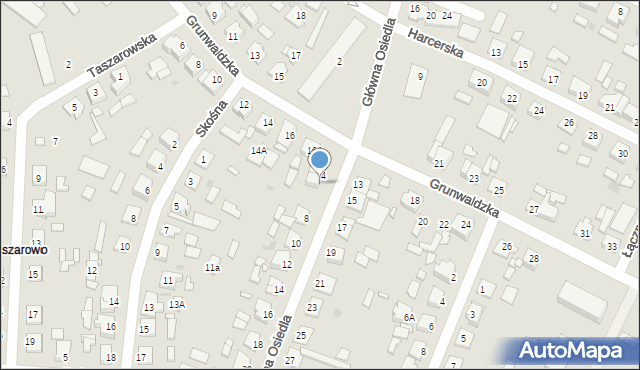 Wągrowiec, Główna Osiedla, 6, mapa Wągrowiec