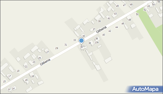 Wapiennik, Główna, 32, mapa Wapiennik