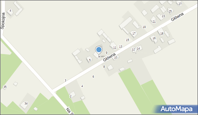 Wapiennik, Główna, 7, mapa Wapiennik