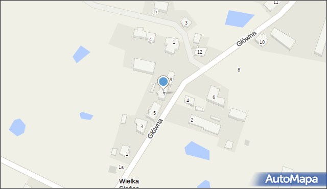 Wielka Słońca, Główna, 7, mapa Wielka Słońca
