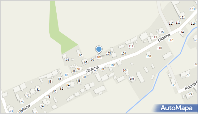 Wierbka, Główna, 101, mapa Wierbka