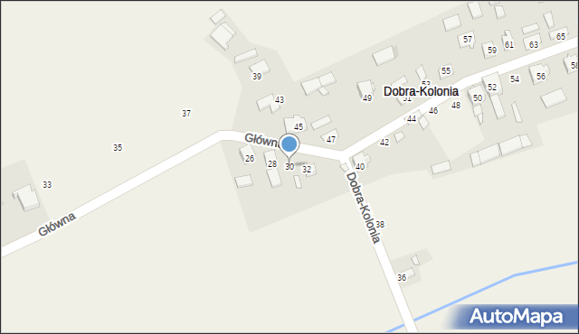 Wierbka, Główna, 30, mapa Wierbka