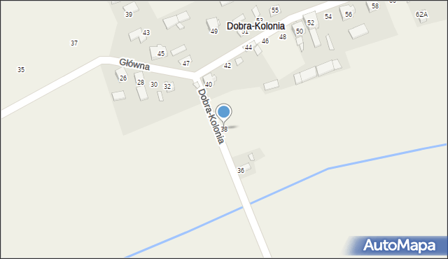 Wierbka, Główna, 38, mapa Wierbka