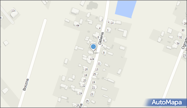 Witkowice, Główna, 12, mapa Witkowice