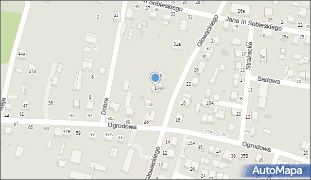 Włoszczowa, Głowackiego Bartosza, 21, mapa Włoszczowa