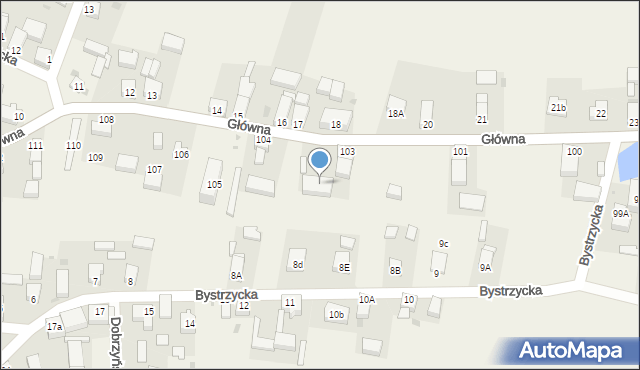 Wójcice, Główna, 103a, mapa Wójcice