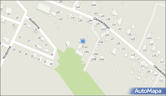 Wojkowice, Głowackiego, 137, mapa Wojkowice