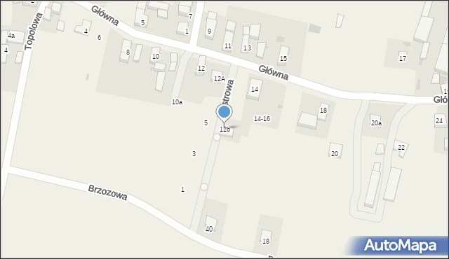 Wojnowice, Główna, 12b, mapa Wojnowice