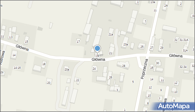 Wojnowice, Główna, 19, mapa Wojnowice